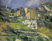 Paul Cezanne Masion en Provence-La vallee de Riaux pres de l'Estaque oil painting